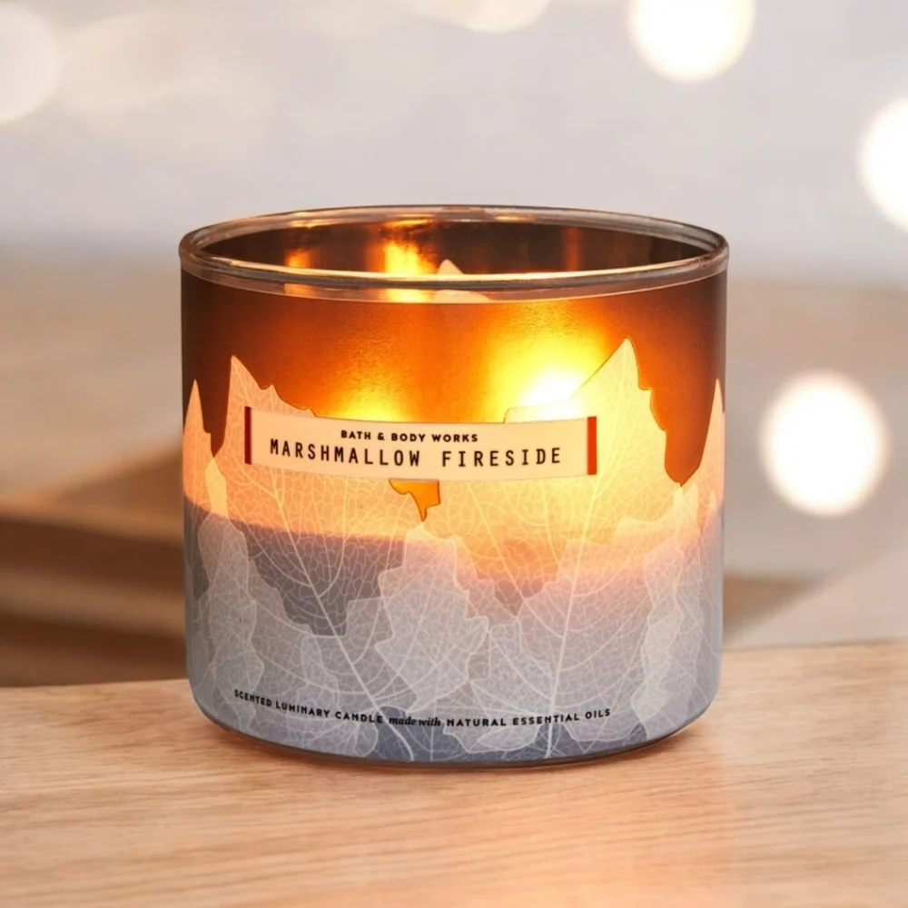 NWT Bath & Body Works Marshmallow Fireside Candle
